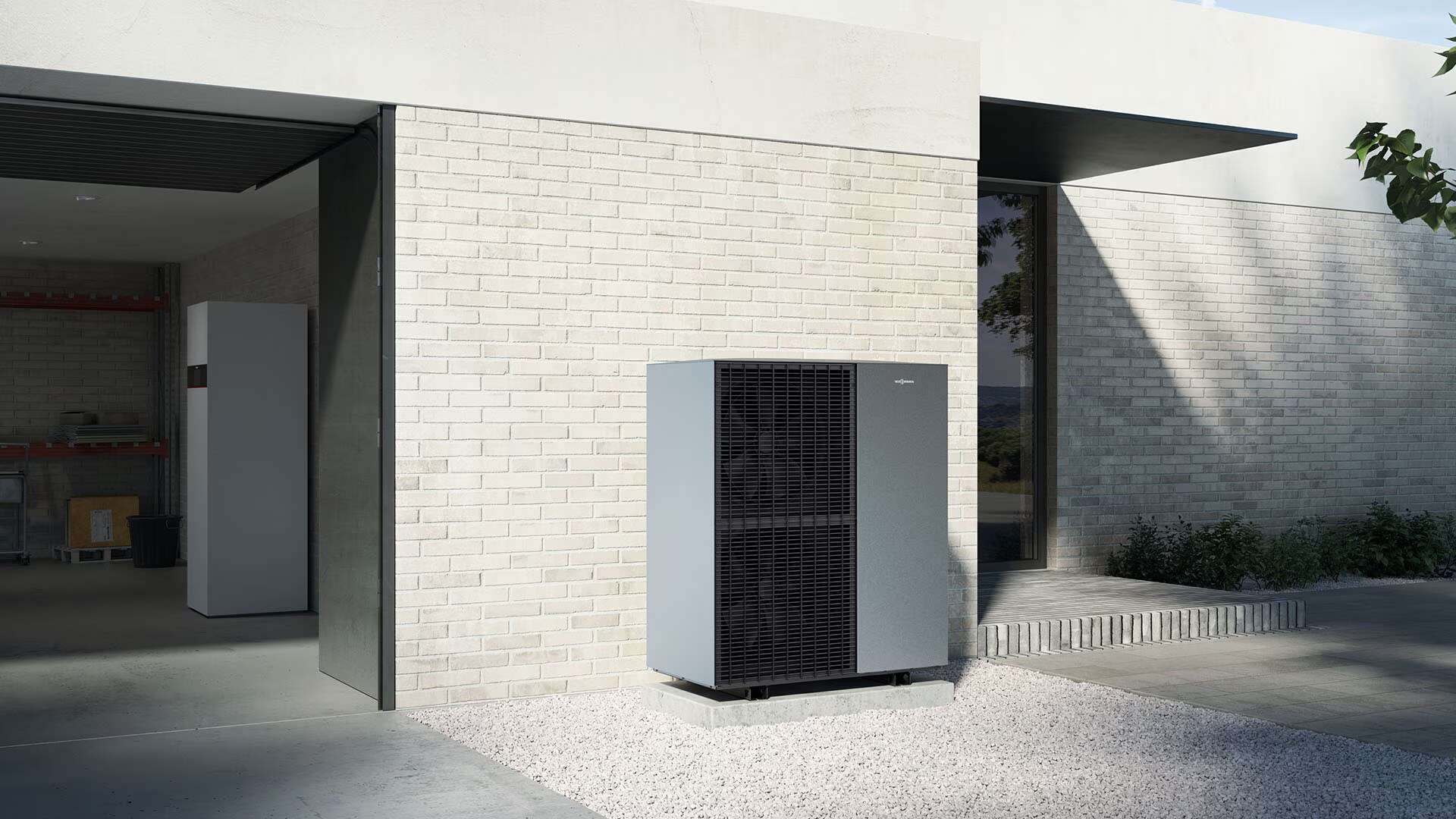 Viessmann Vitocal 150-A Wärmepumpe am Haus