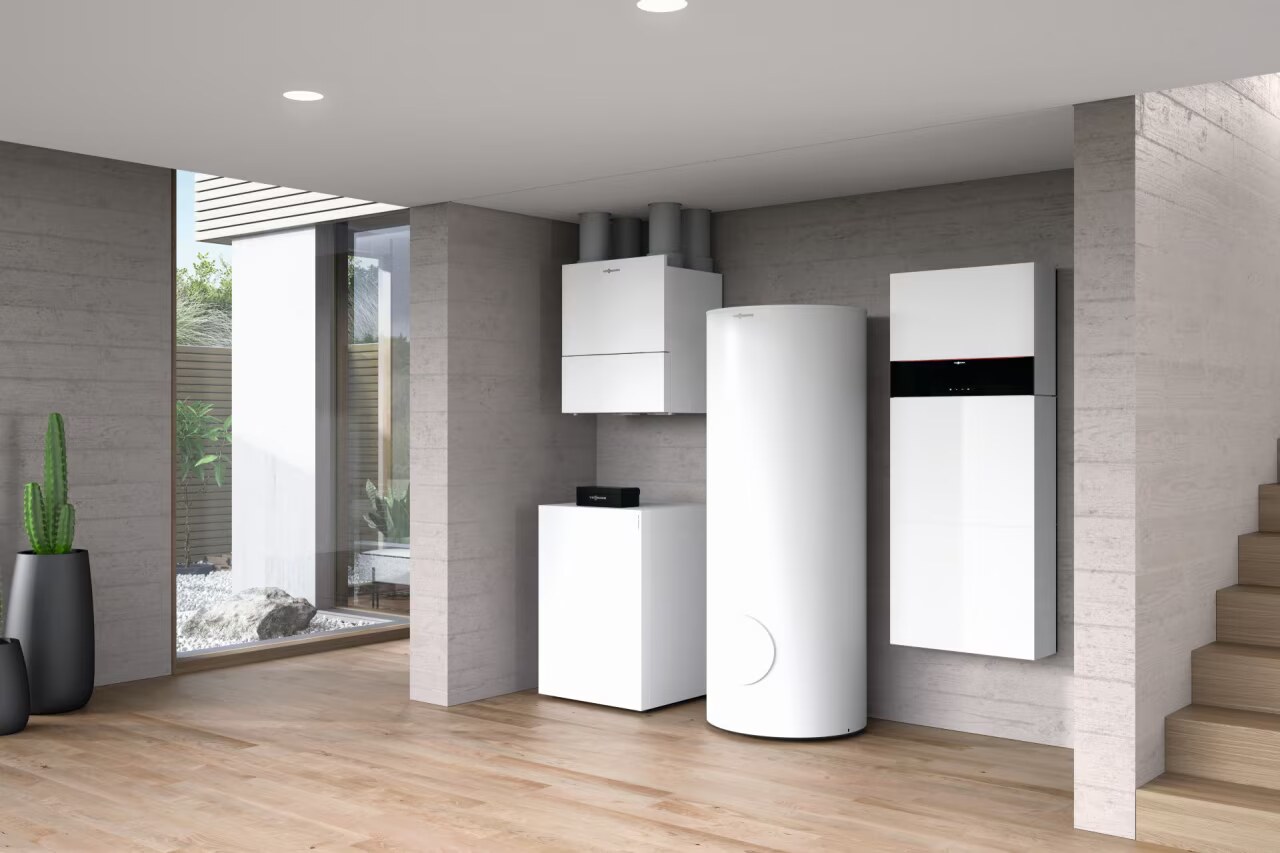 Viessmann Vitocal Wärmepumpe im modernen Wohnraum